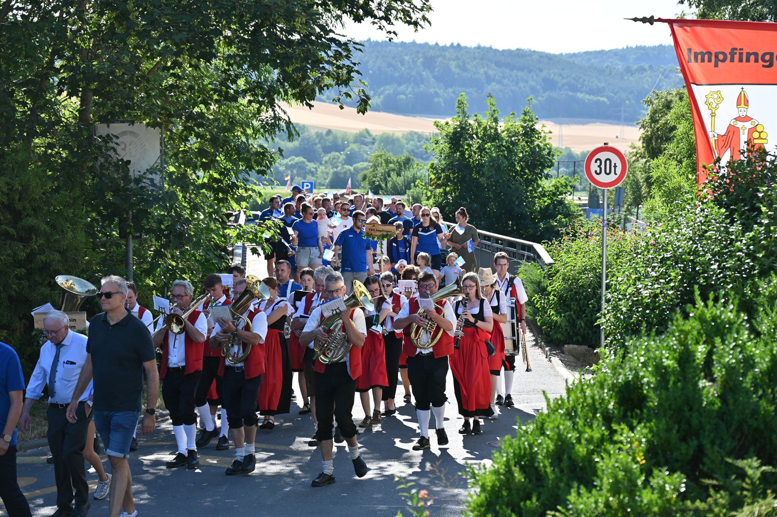 Die Musikkapelle im Festumzug